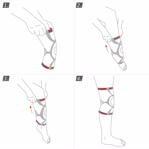 Stabilizator kolana z kompresją medyczną Actimove GenuMotion Knee Support - obrazek 2