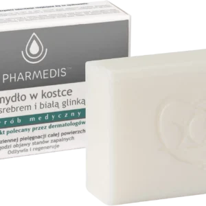 Mydło w kostce z nanosrebrem i białą glinką 100g