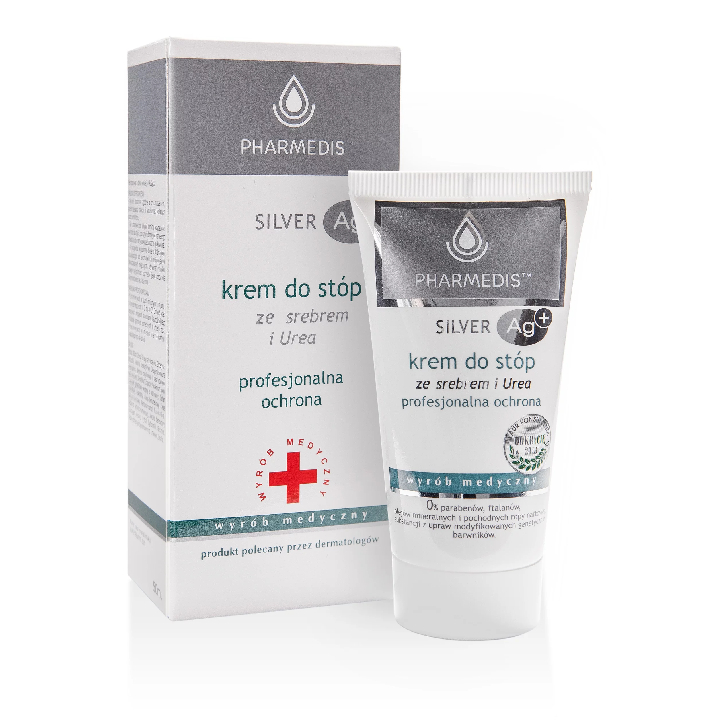 Krem do stóp z nanosrebrem i urea 50ml