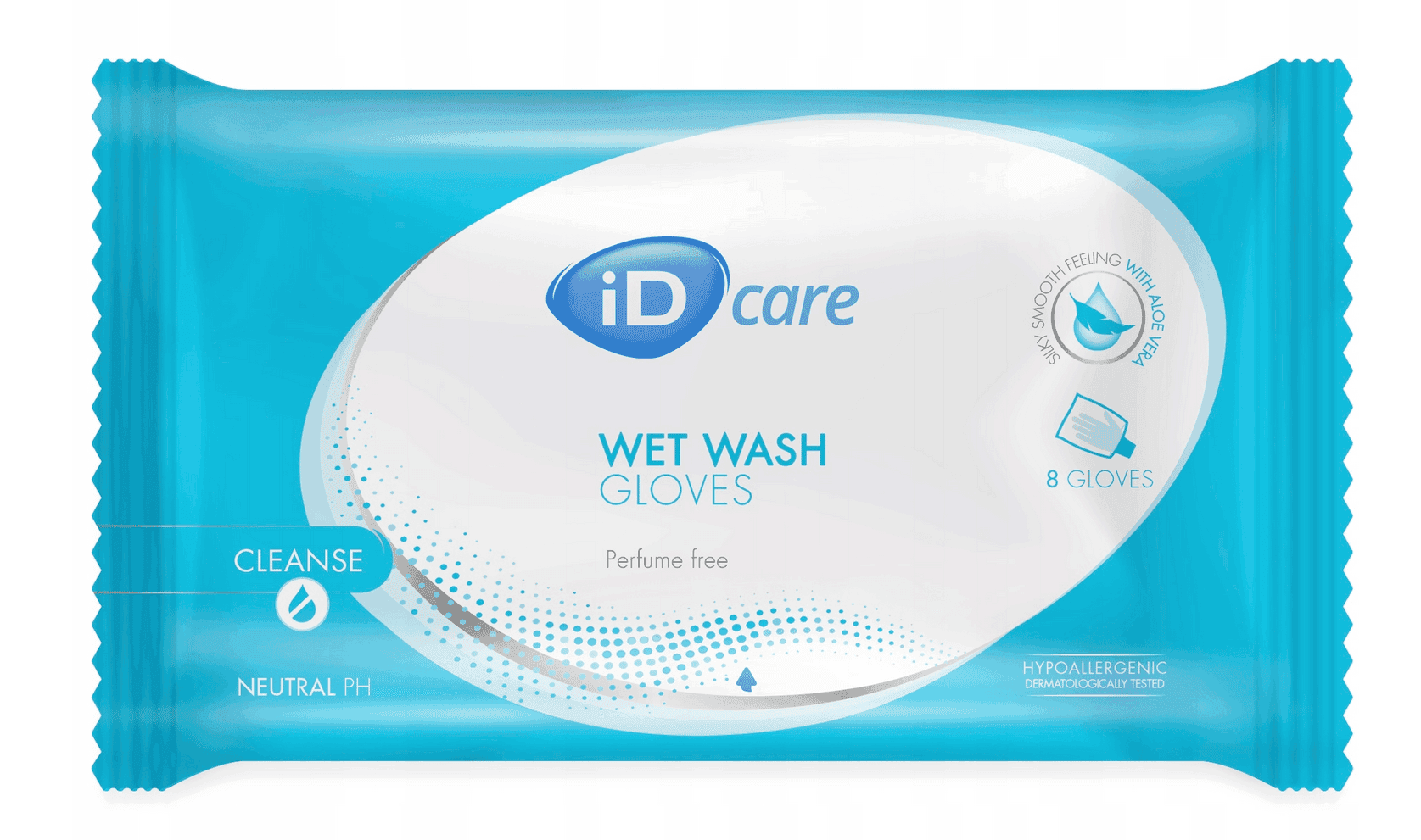 Rękawice do mycia iD Care WET WASH GLOVES bez perfum